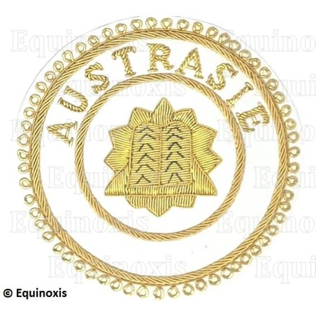 Badge / Macaron GLNF – Grande tenue provinciale – Grand Hospitalier – Austrasie – Brodé main
